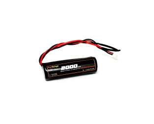 Pro-range ISR 18650 3.7V 2000mAh 10C 1S1P Li-Ion Battery Pack (No BMS)