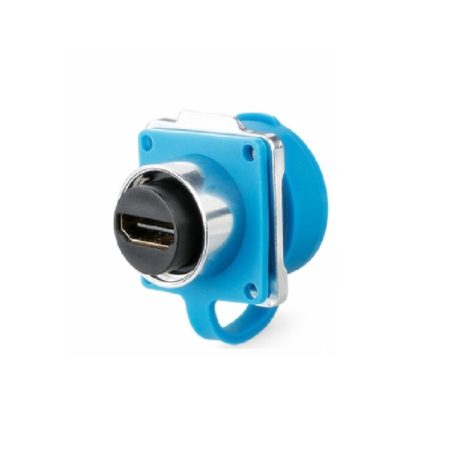 DH-24 HDMI Female Power Socket IP67 Signal Data Connector