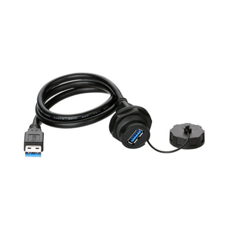 YU USB 3.0 Female-Male Data Connector IP67 with Cable