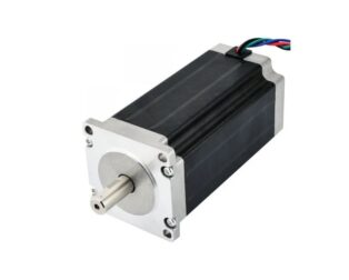 NEMA 23 30.61 kg-cm Hybrid Stepper Motor (Shaft Dia. 6.35mm)-57HS112-3004-03- Round Type