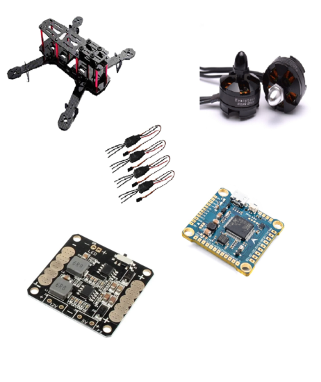 Generic QAV250mm Quadcopter Combo Kit Extruder Kit 37019 1 1