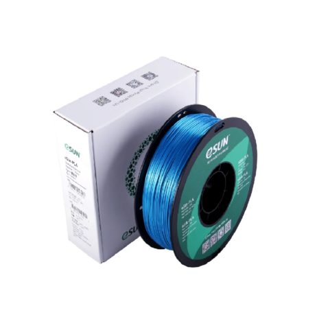 eSun eSilk-PLA 3D Printing Filament-Cyan