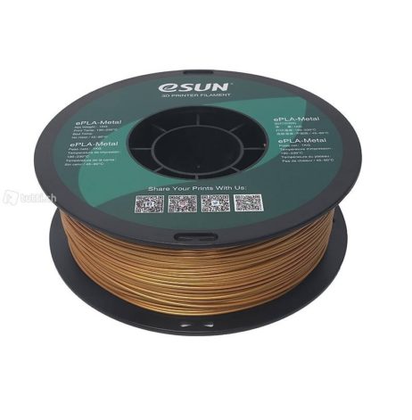 eSun ePLA-Metal 3D Printing Filament-Gold