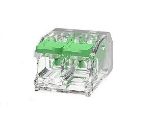 Degson Transparent 2 Pole Spring Terminal Block, 32A 450V