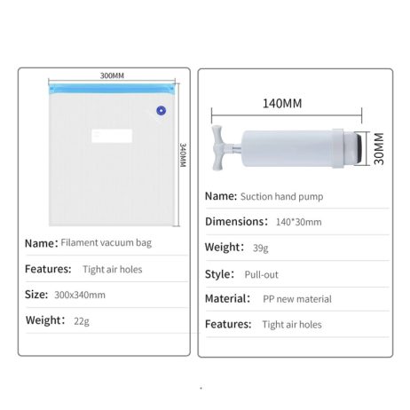 Generic Two Trees 1 vacuum bag 1 suction pump set 2 1