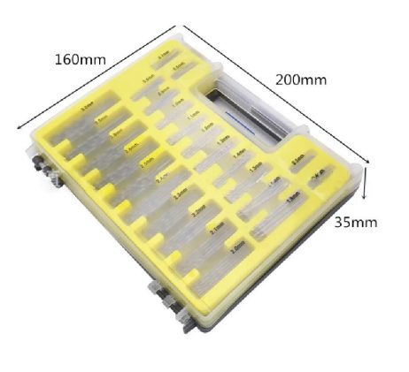 3.2 mm Mini Drill Bit Set 0.4 (150 pcs)