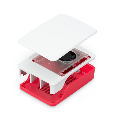 Official Raspberry Pi 5 Case Red-White