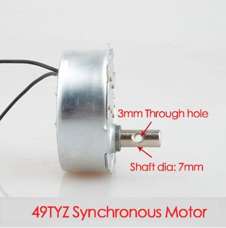 AC220V 4W 49KTYZ Permanent Magnet Synchronous Motor 20RPM/MIN