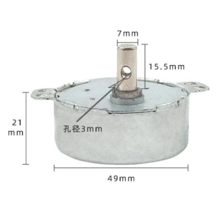 AC220V 4W 49KTYZ Permanent Magnet Synchronous Motor 10RPM/MIN