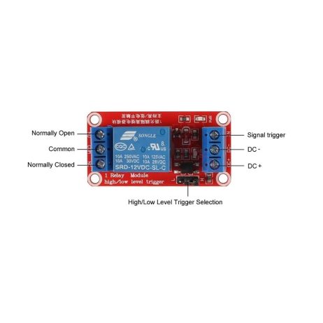 Generic 1 Channel Relay Module 5V High and Low Level Trigger Relay Module 1