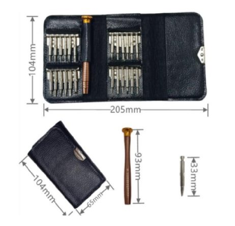 25 in 1 Magnetic Suction Screwdriver Tool Package