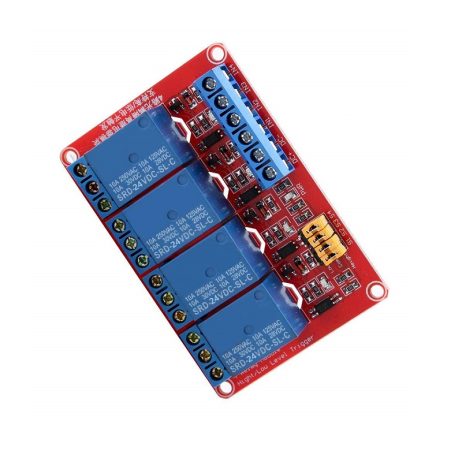 4 Channel Relay Module 24V High and Low Level Trigger Relay Module