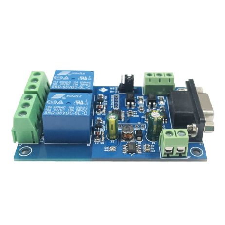 Generic 7 24V Modbus RTU 2 Channel RS232 Serial Relay Module 2