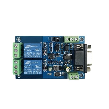 Generic 7 24V Modbus RTU 2 Channel RS232 Serial Relay Module