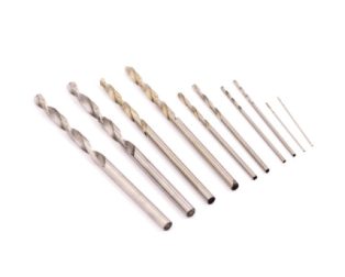 10pcs Twist Drill Kit, 2x each size: 0.5mm 1.0mm 1.5mm 2.5mm 3.0mm