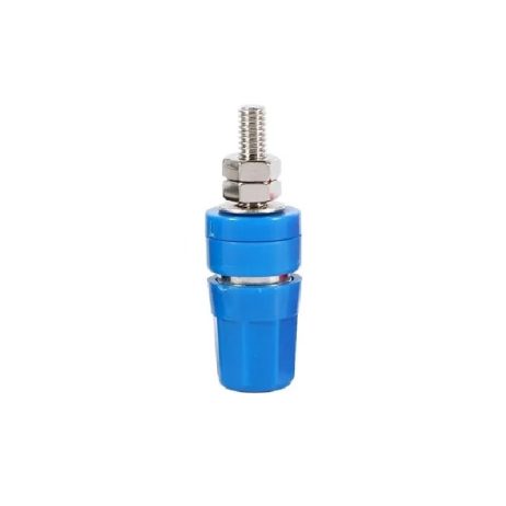 Generic Blue Pure Copper Terminal 4mm Banana Jack Socket 20A