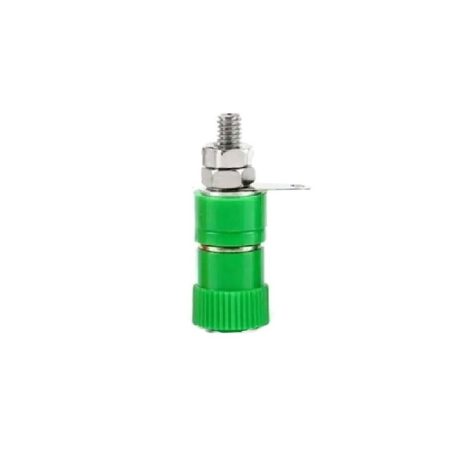 Generic Green JS 910B 4mm Banana Socket Jack