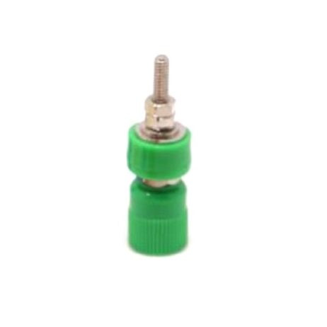 Generic Green s4828 brass banana jack socket m4 24a 30 60v 4