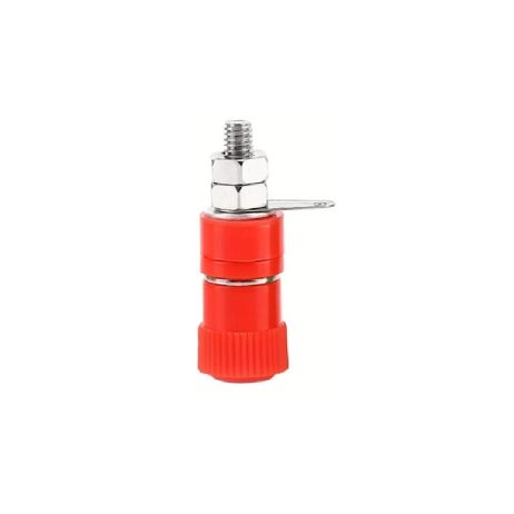 Generic Red JS 910B 4mm Banana Socket Jack