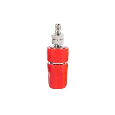 Generic Red Pure Copper Terminal 4mm Banana Jack Socket 20A