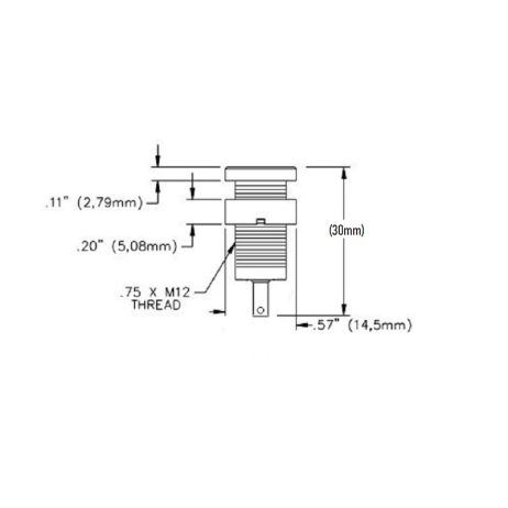 Generic Type A 4mm Banana Plug Jack Socket 1KVMAX 32A 1