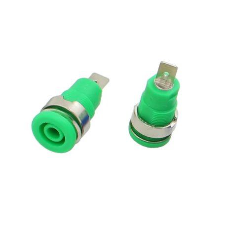 Generic Type A Green 4mm Banana Plug Jack Socket 1KV MAX 32A