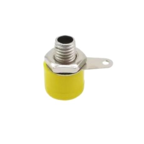 Generic Yellow 4mm Banana Socket 312 Panel Socket