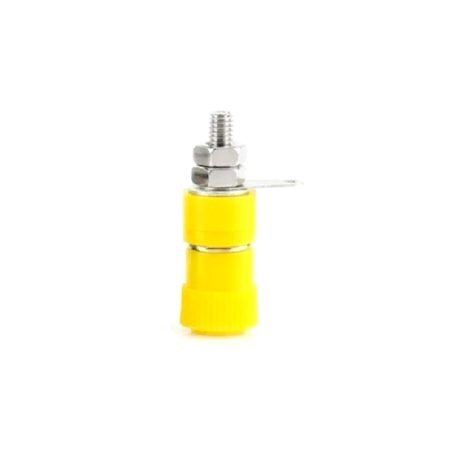 Generic Yellow JS 910B 4mm Banana Socket Jack