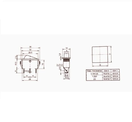 Rocker Switch-KDC-11