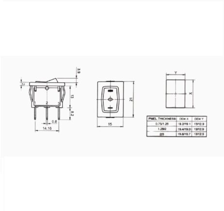 Rocker Switch-KDC-19