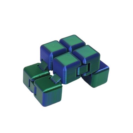 Infinity Cube Fidget Toy For Stress Relief Magic Green 1 Pcs