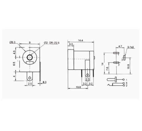 DC Jack-JDH-02