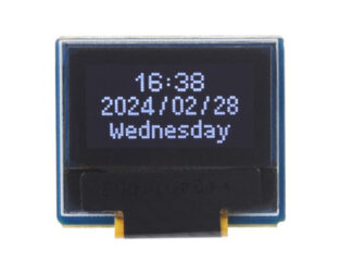 Waveshare 0.49inch OLED Display Module, 64×32 Resolution, I2C Communication, Black / White Display Color