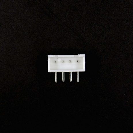 XH-AW-2.5mm-4 pin Wafer Male Connector Through Hole Right Angle