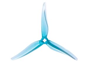 Orange HD Propellers 5125 PC 3 Blade 1.5mm (2CW, 2CCW) - Clear Blue