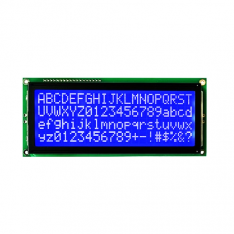 Original JHD762 20x4 character LCD Display with Blue Green Backlight