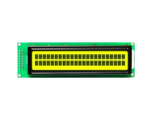 Original JHD609 24x2 character LCD Display with Yellow Green Backlight