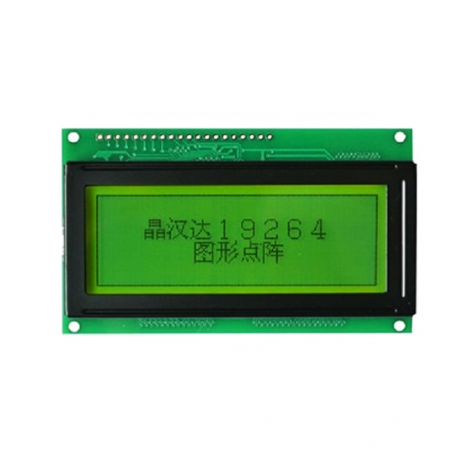 Original JHD644 192×64  dots LCD Display with Yellow Green Backlight