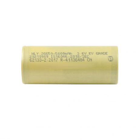 HLY 26650 3.6V 5000mAh 3C Lithium-Ion Rechargeable Cell