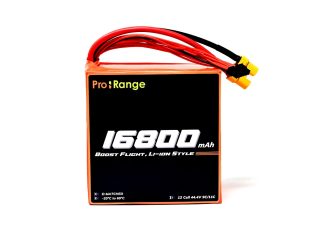 Pro-Range INR 21700 P42A 44.4V 16800mAh 12S4P 150A/190A Discharge Li-ion EFT Drone Battery Pack