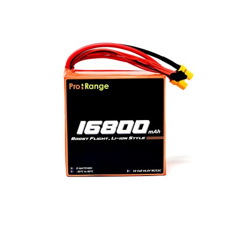 Pro-Range INR 21700 P42A 44.4V 16800mAh 12S4P 150A/190A Discharge Li-ion EFT Drone Battery Pack