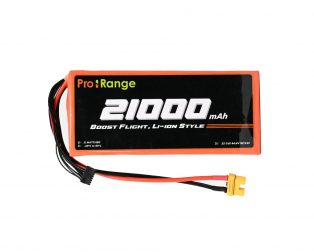 Pro-Range INR 21700 P42A 44.4V 21000mAh 12S5P 190A/230A Discharge Li-ion EFT Drone Battery Pack