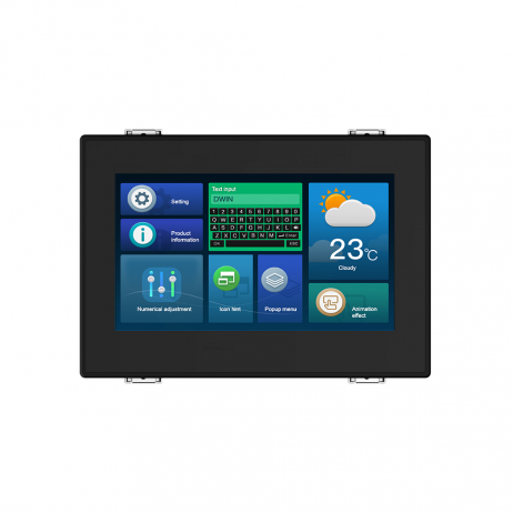 DWIN DMG80480C070_15WTR 7.0 Inch With Shell 800x480 RS232/RS485 HMI LCD Display Resistive Touch 8MB Flash Buzzer SD interface