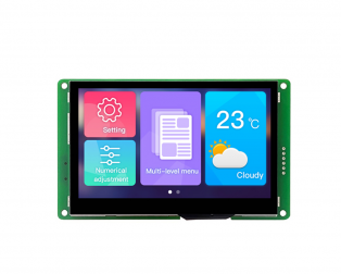 DWIN DMG48270C043_05WTR 4.3 Inch 480x272 TTL/RS232 HMI LCD Display Resistive Touch 8MB Flash Buzzer SD interface