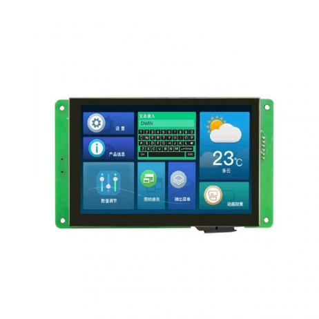 DWIN DMG80480C050_04WTC 5.0 Inch 800x480 RS232 HMI LCD Display Capacitive Touch 16MB Flash SD interface Buzzer