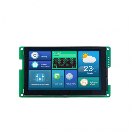 DWIN DMG80480C043_01WTC 4.3inch 480x800 IPS Industrial HMI UART TTL LCD Display Capacitive Touch, 16MB Flash Buzzer SD interface