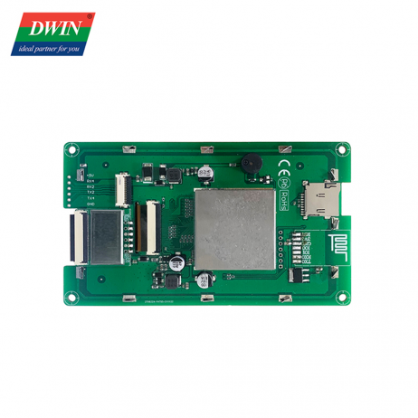 DWIN DMG80480C043_01WTC 4.3inch 480x800 IPS Industrial HMI UART TTL LCD Display Capacitive Touch, 16MB Flash Buzzer SD interface