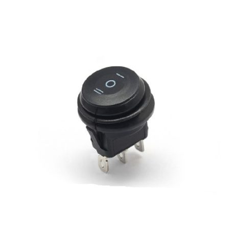 KCD5-2-103-Mini Round Rocker Switch-3Pin(ON-OFF-ON)