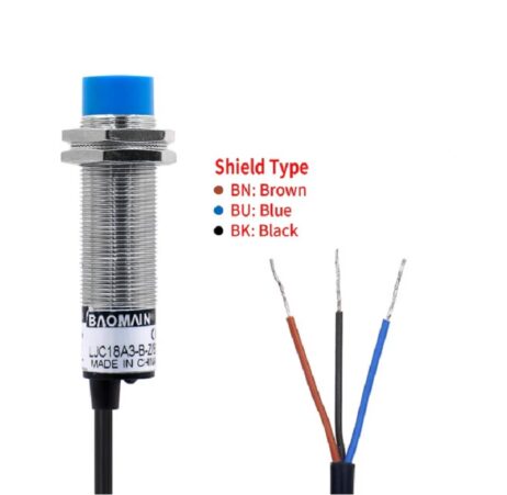 Inductive Proximity Sensor LJC18A3-B-Z/BX NPN Normally Open(NO),Detecting distance(1-10mm)