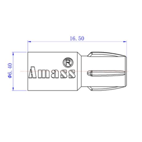 Amass SH3.5 Male Connector - SH3.5-M.G (2)